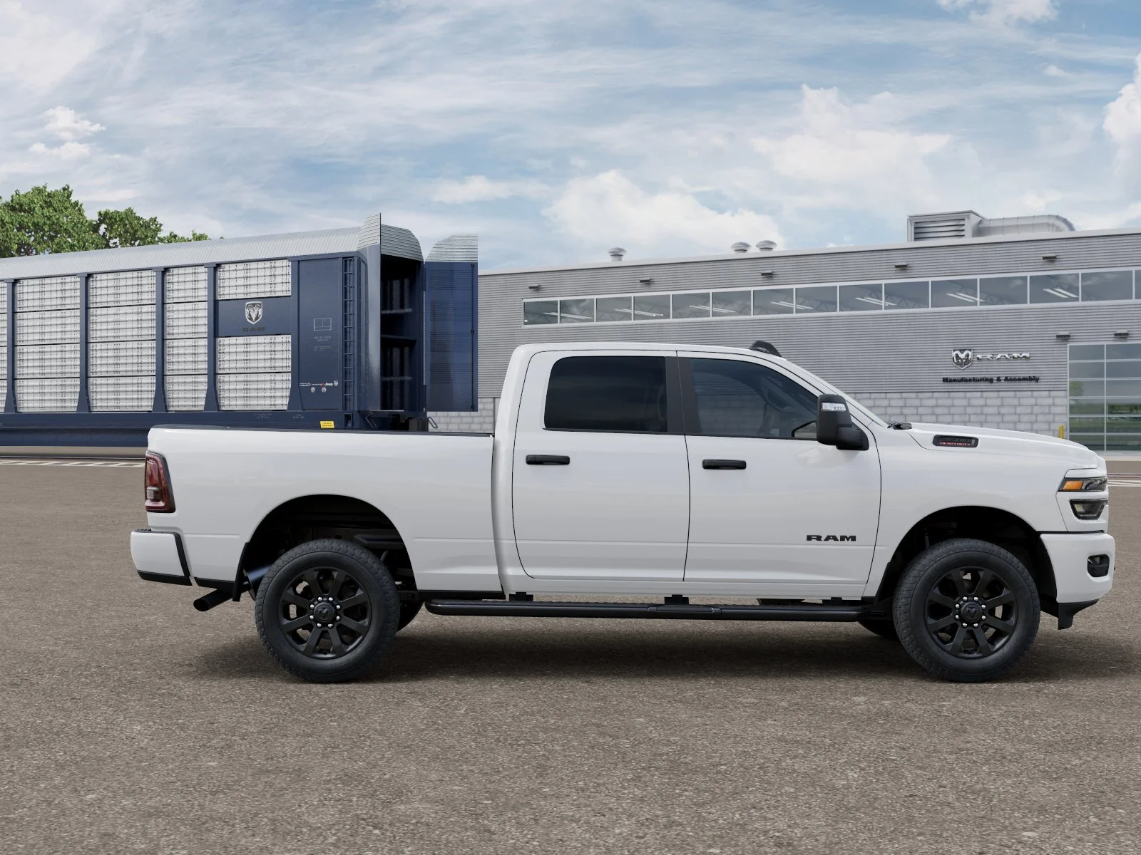 New 2026 Bright White Clear-Coat Exterior Paint RAM Big Horn image 12