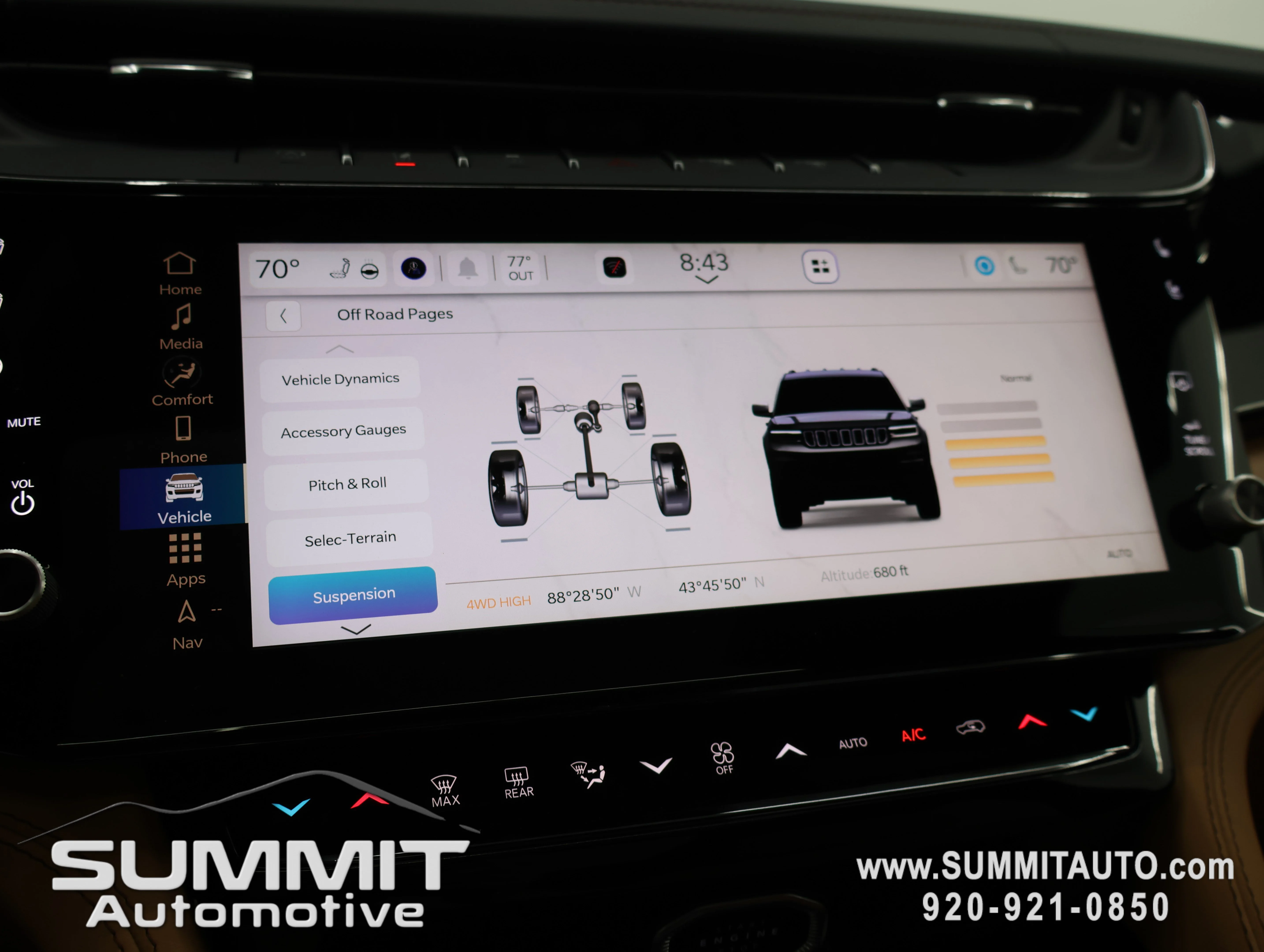 New 2026 Diamond Black Crystal Pearl-Coat Exterior Paint Jeep Summit image 77