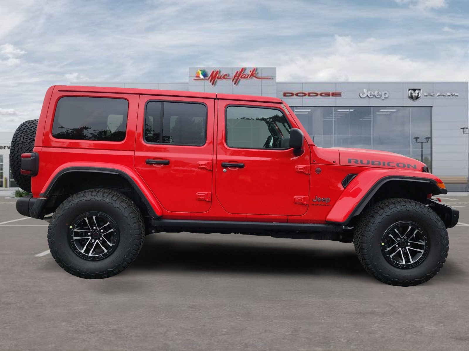New 2026 Firecracker Red Clear-Coat Exterior Paint Jeep Rubicon X image 6