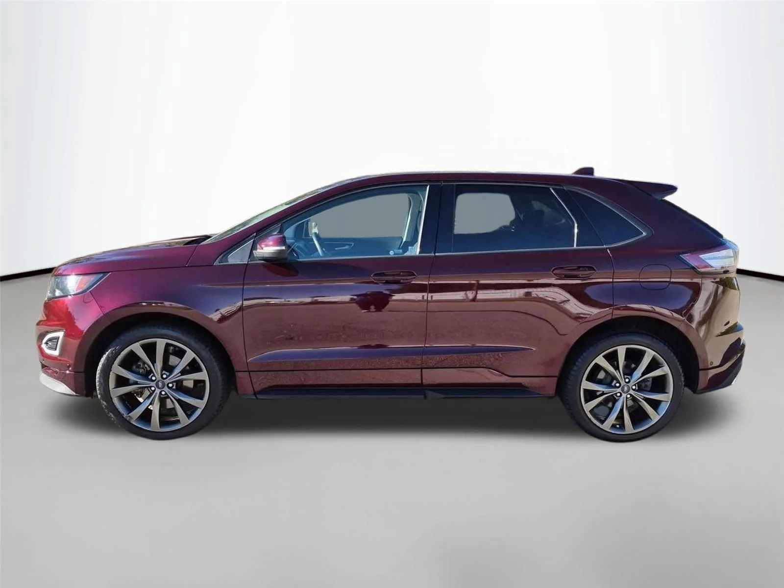 Used 2018 Burgundy Velvet Metallic Tinted Clearcoat Ford Sport image 2