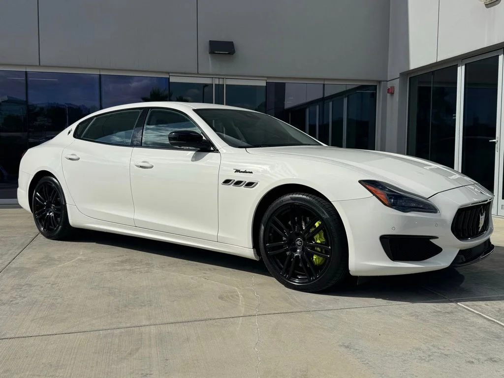 Certified Used 2022 Bianco Maserati Modena image 1