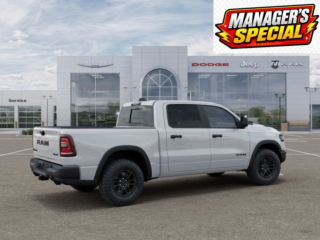 New 2026 Bright White Clear-Coat Exterior Paint RAM Rebel image 4