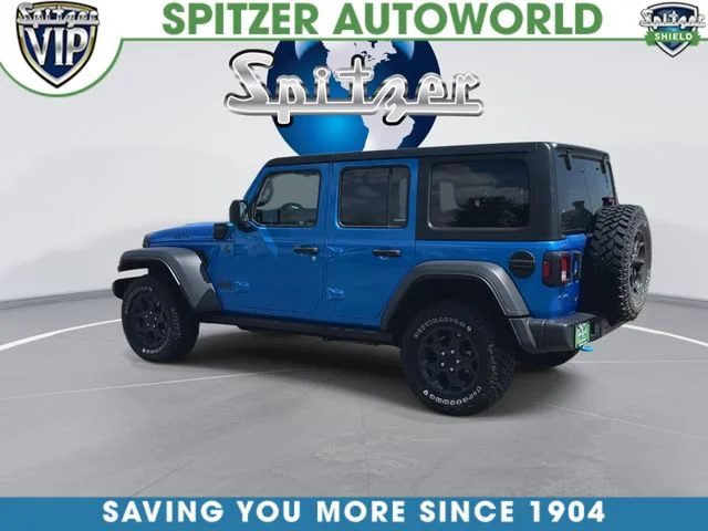 Used 2023 Blue Jeep Willys 4xe image 7