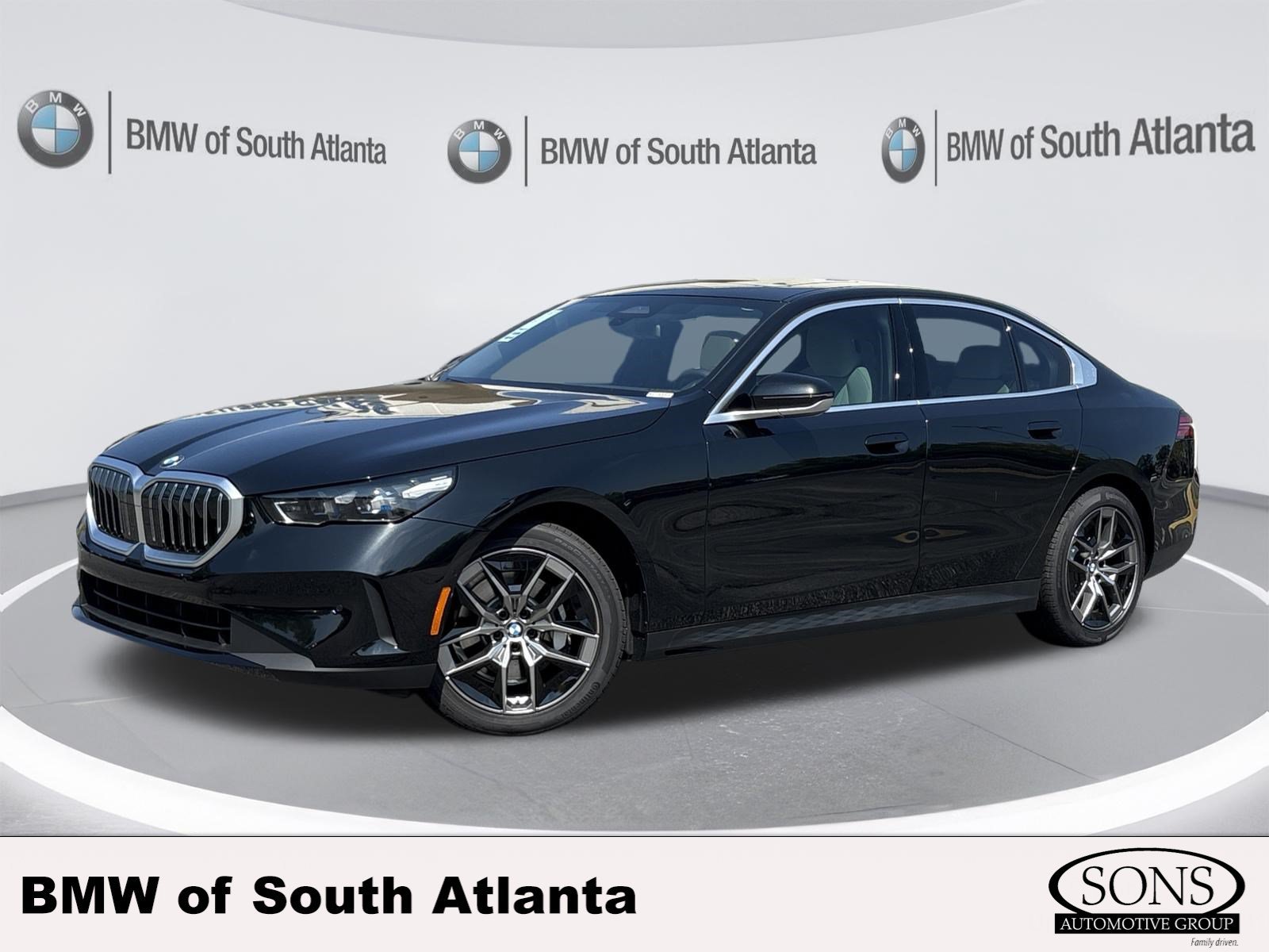 New 2027 Black Sapphire Metallic BMW 530i image 1