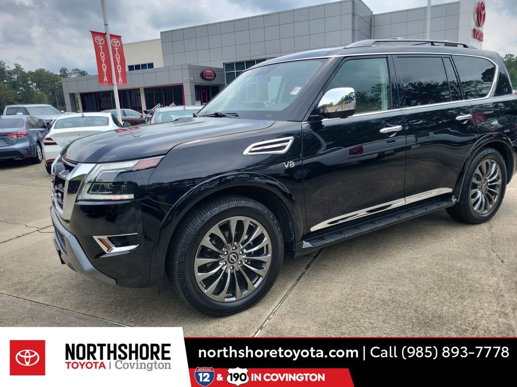 Used 2021 Black Nissan Platinum image 1