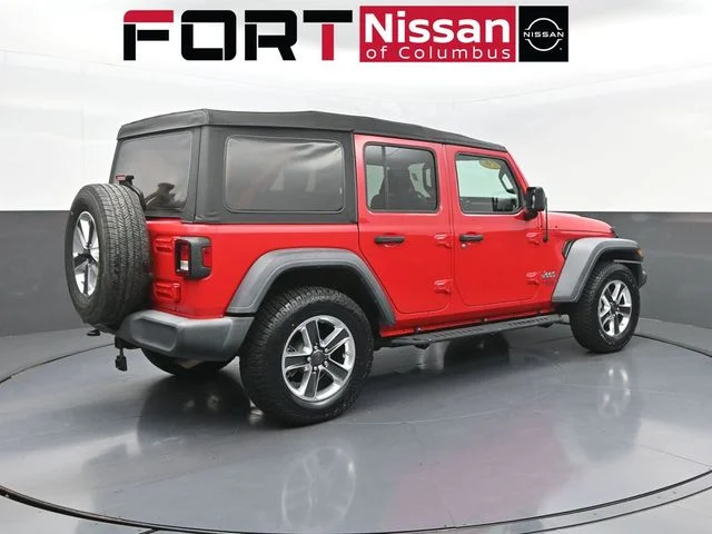 Used 2018 Red Jeep Unlimited Sport S image 7