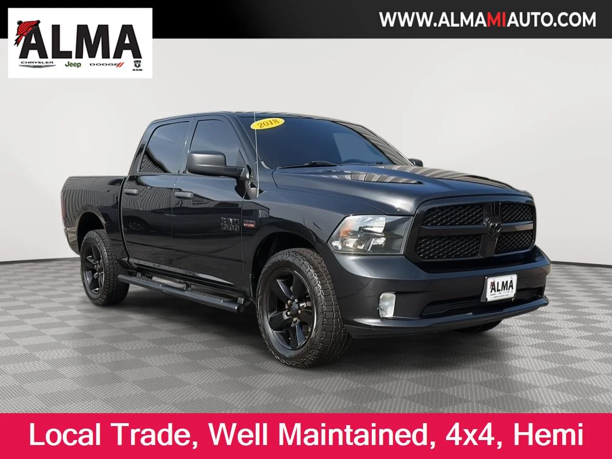 Used 2018 Brilliant Black Crystal Pearl Ram Express image 1