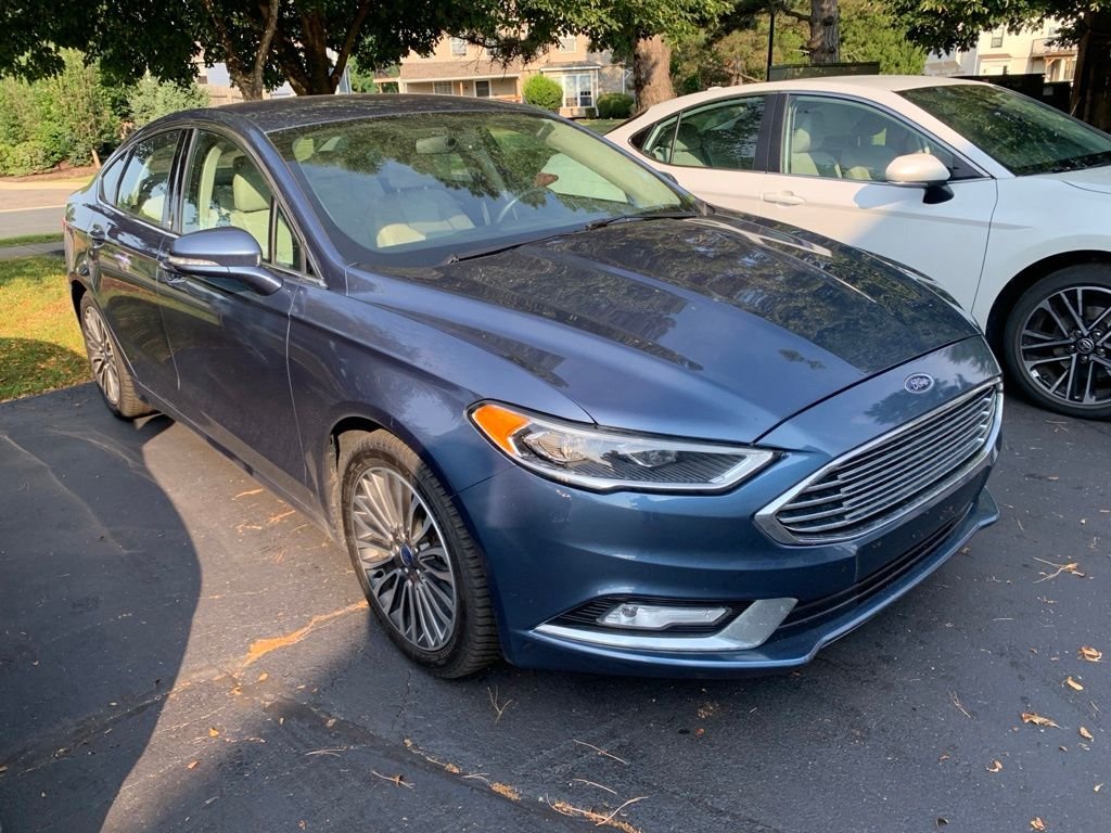 Used 2018 Blue Ford Titanium image 4