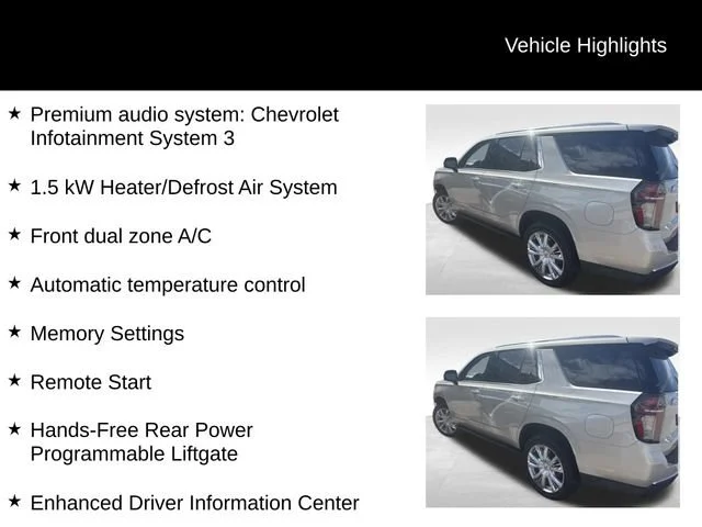 Certified Used 2022 EMPIRE BEIGE METALLIC Chevrolet High Country image 11
