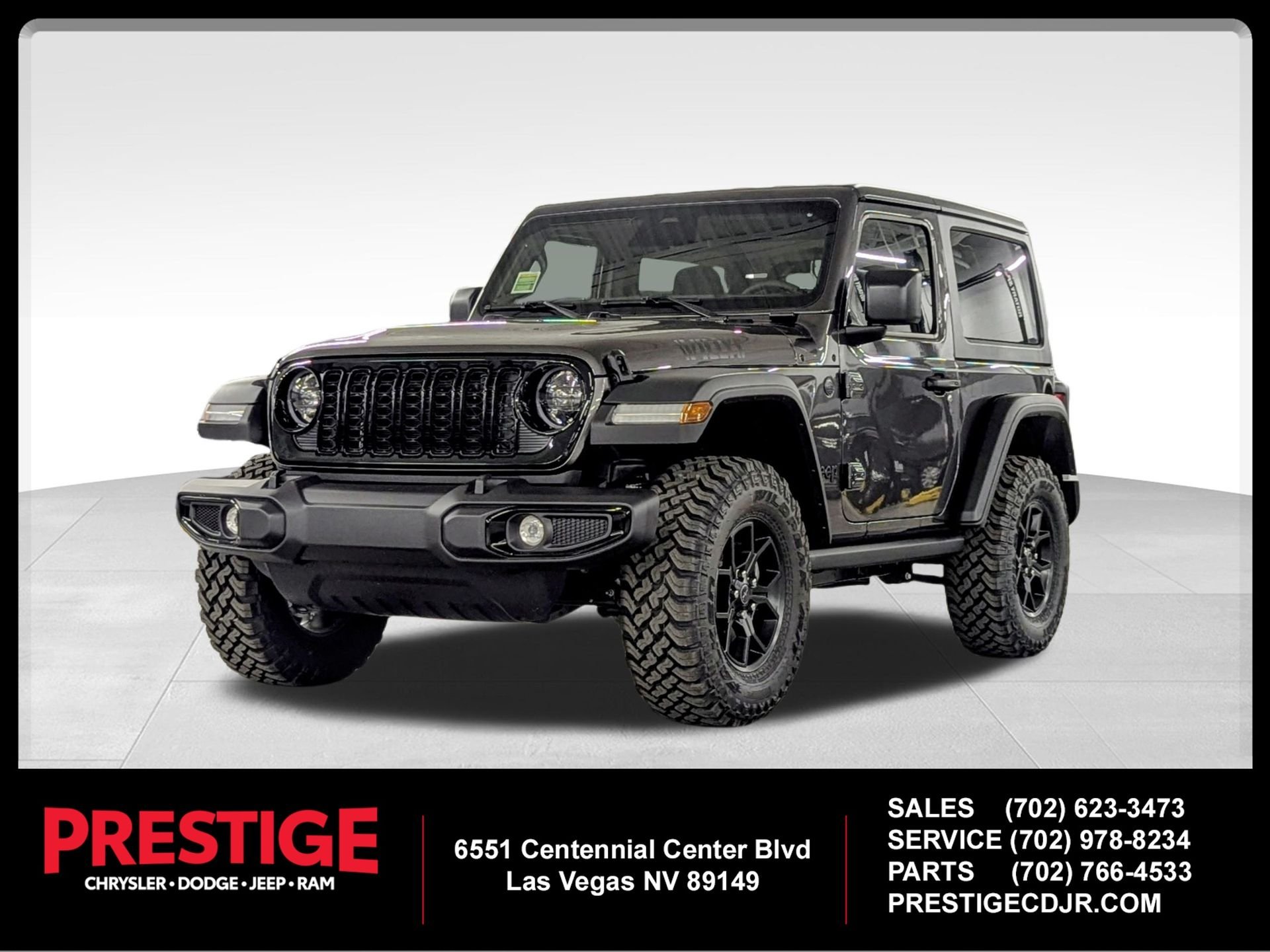 New 2026 Granite Crystal Metallic Clear-Coat Exterior Paint Jeep Willys image 1