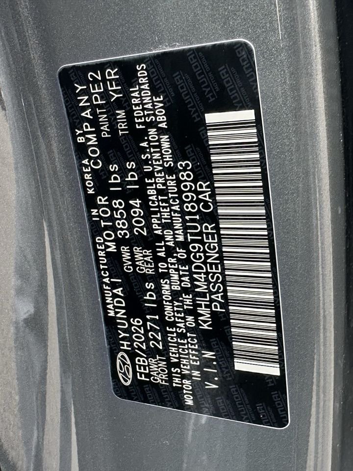 New 2026 Ecotronic Gray Hyundai SEL Sport image 30