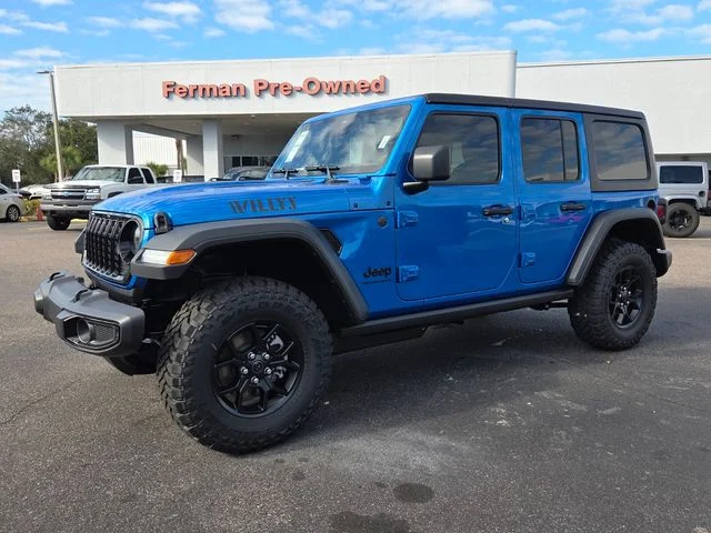 New 2026 Hydro Blue Pearl-Coat Exterior Paint Jeep Willys image 3