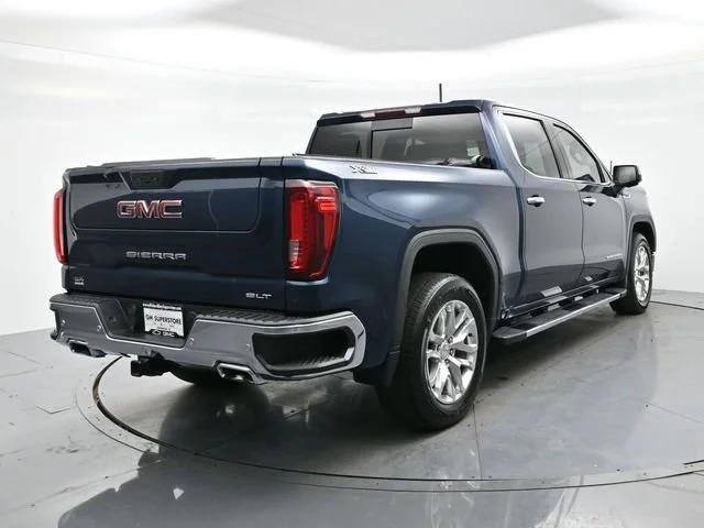 Used 2021 PACIFIC BLUE METALLIC GMC SLT image 7
