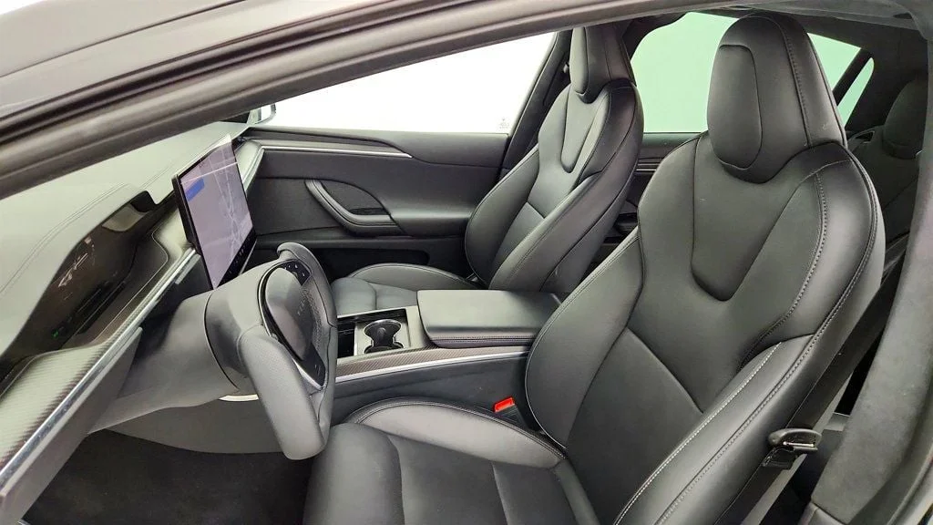Used 2024 Solid Black Tesla Plaid AWD w/ 22