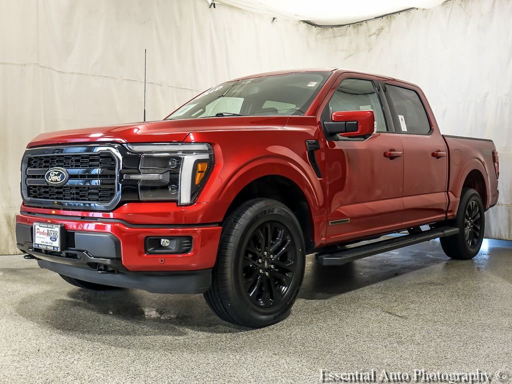 Certified Used 2025 Red Metallic Ford Lariat image 2