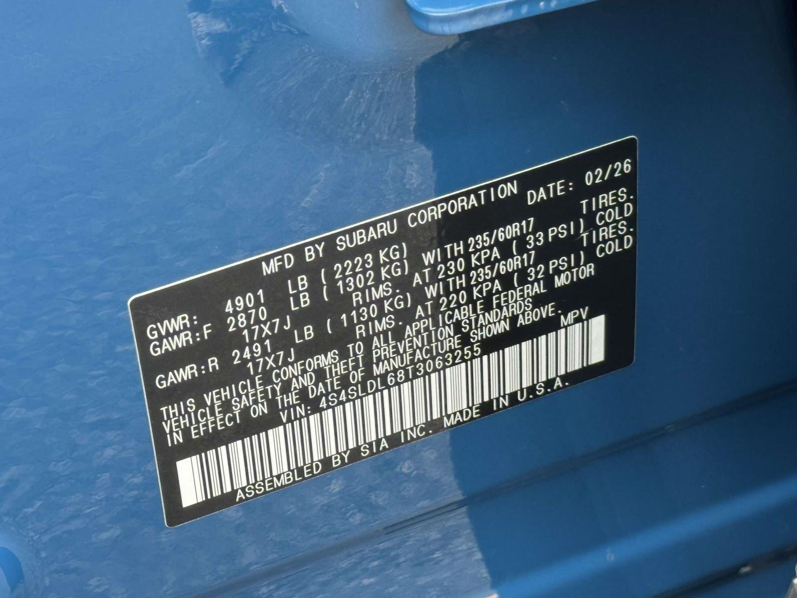 Certified Used 2026 Geyser Blue Subaru Wilderness image 30