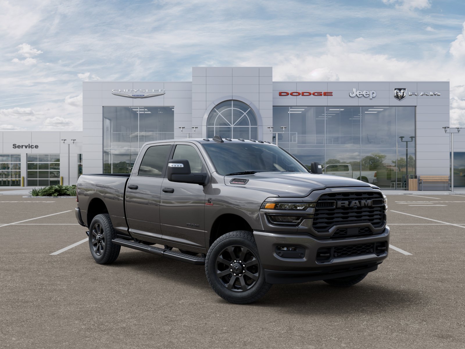 New 2026 Granite Crystal Metallic Clear-Coat Exterior Paint RAM Big Horn image 34