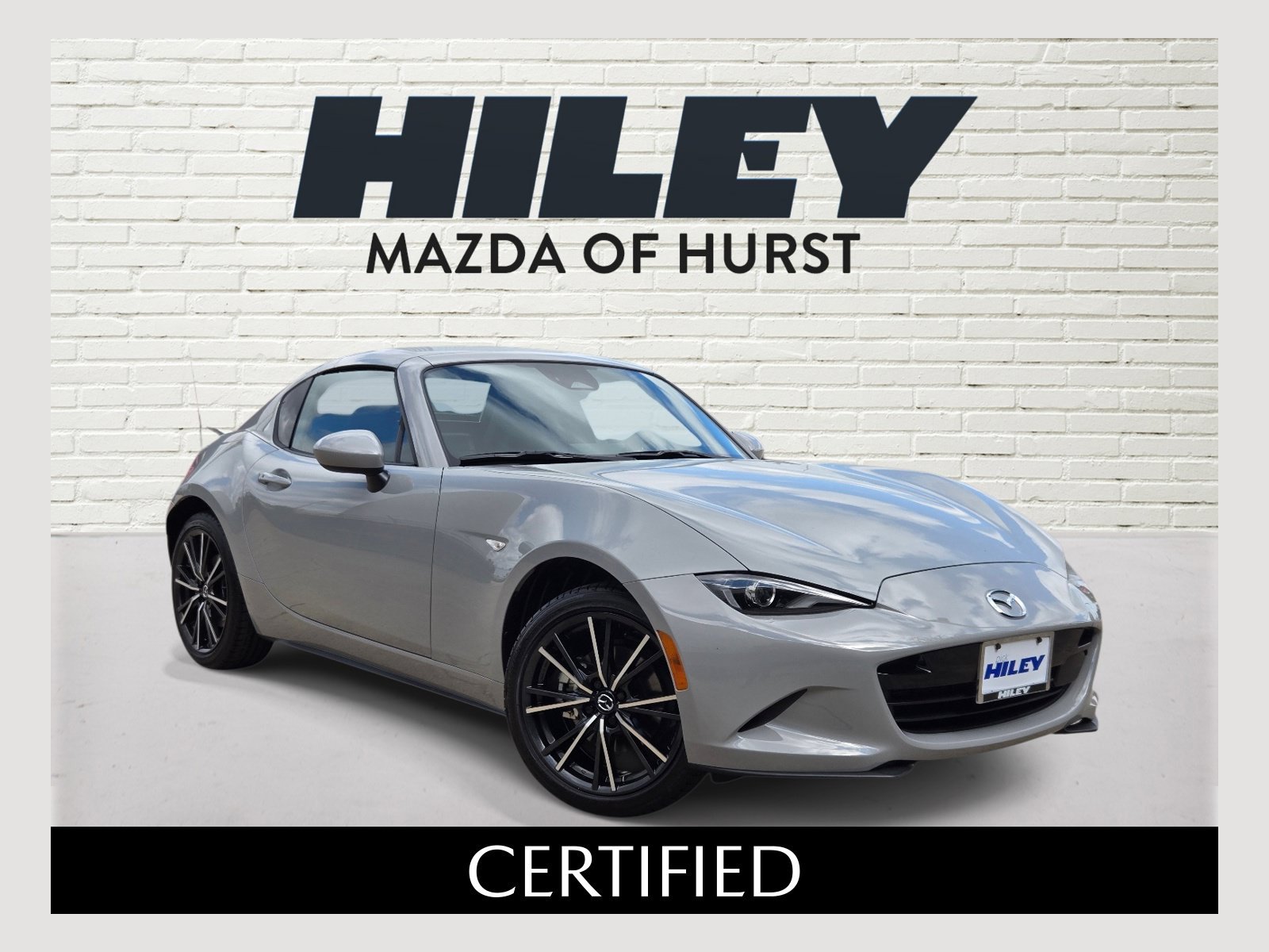 Gray Metallic 2025 Mazda MX-5 Miata Convertible Rear-Wheel Drive