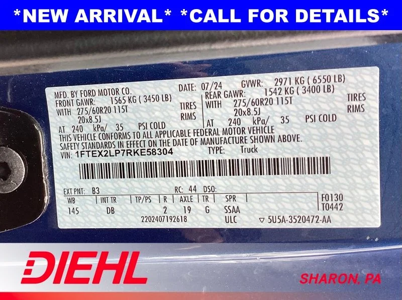 Used 2024 Blue Ford STX image 21