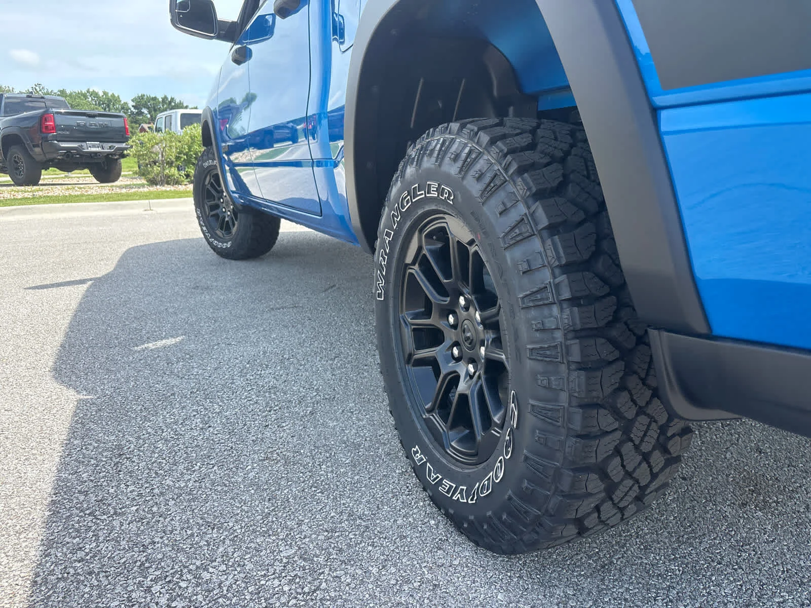 New 2026 Hydro Blue Pearl-Coat Exterior Paint RAM Rebel image 6