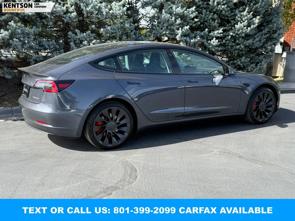 Used 2023 Gray Tesla Performance image 9