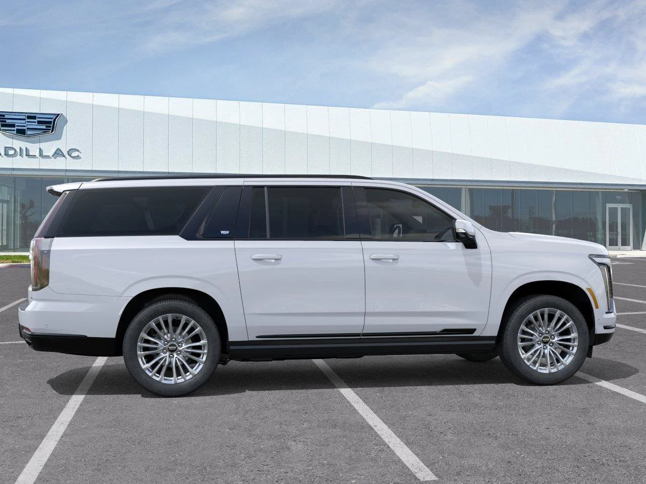 New 2026 Vibrant White Tricoat Cadillac Platinum Sport image 5