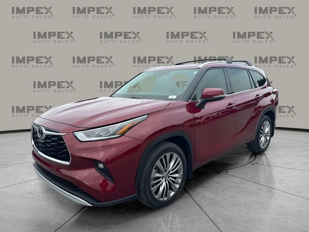 Used 2021 Red Toyota Platinum image 1