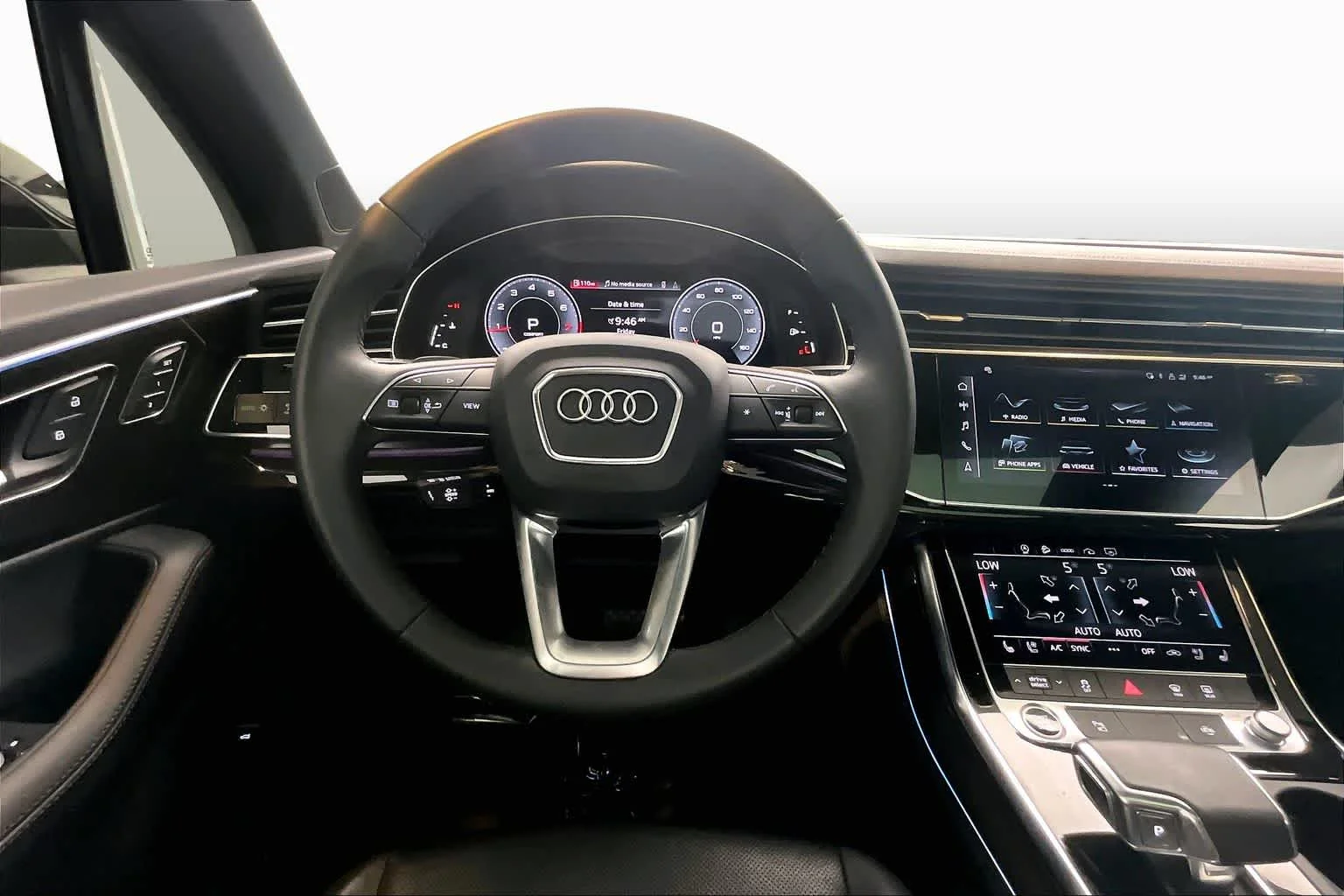 Used 2023 Mythos Black Metallic Audi Premium Plus image 9