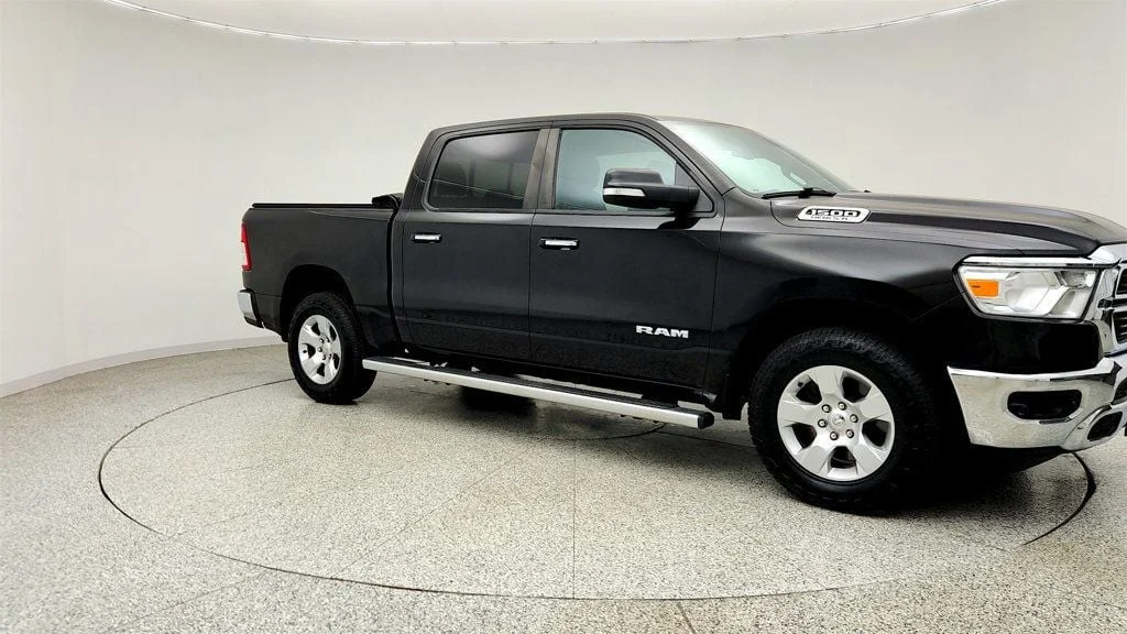 Used 2019 Diamond Black Crystal Pearlcoat Ram Big Horn 4x4 Crew Cab 5