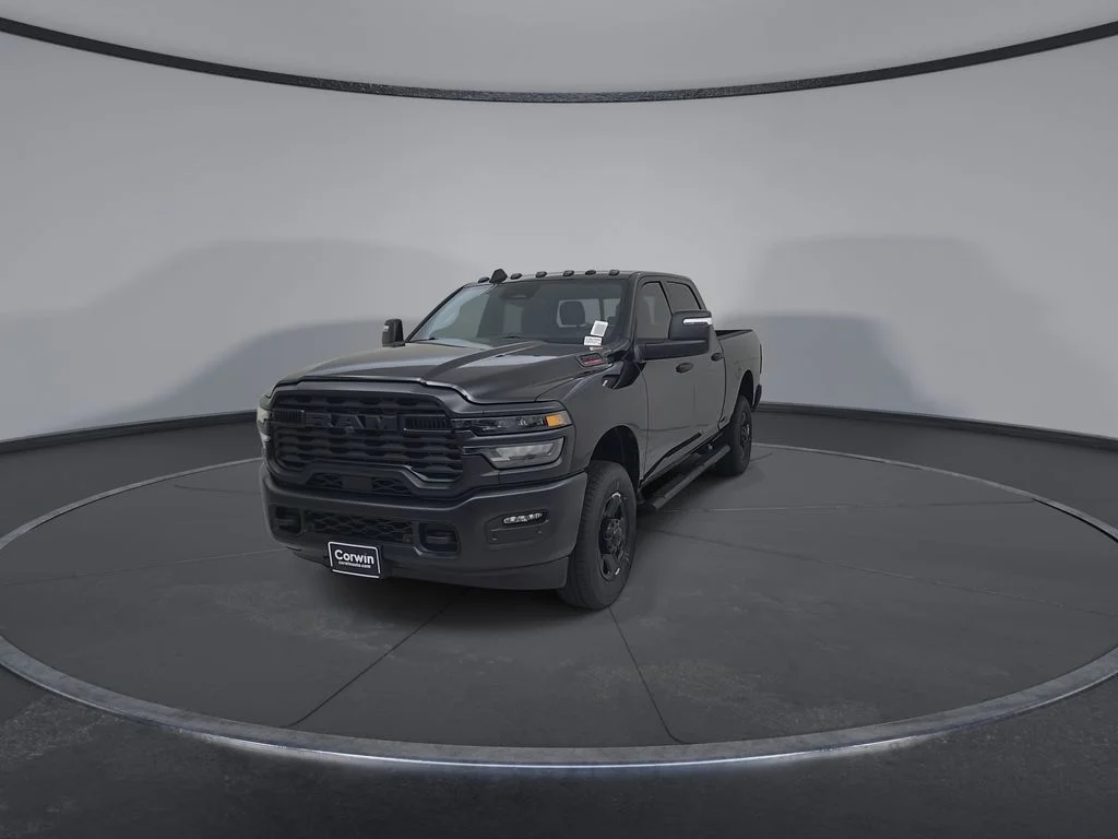 New 2026 Diamond Black Crystal Pearl-Coat Exterior Paint RAM Tradesman image 5