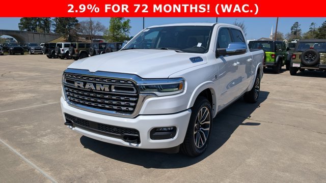 New 2026 Ivory White Tri-Coat Pearl-Coat Exterior Paint RAM Longhorn image 1
