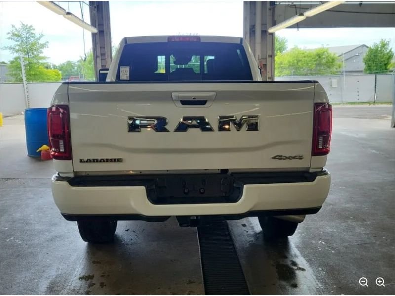 Used 2025 Bright White Clearcoat Ram Laramie image 3
