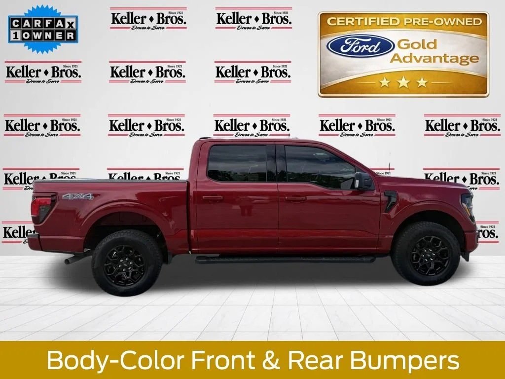 Used 2024 Rapid Red Metallic Tinted Clearcoat Ford XLT image 9