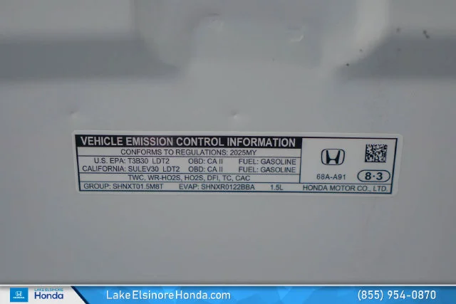 Used 2025 Platinum White Pearl Honda EX-L image 31