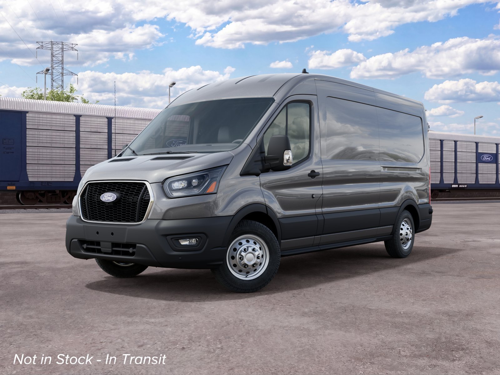 New 2027 Carbonized Gray Metallic Ford Cargo Van image 2