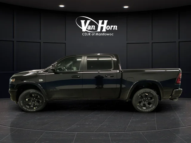 New 2026 Diamond Black Crystal Pearl-Coat Exterior Paint RAM Big Horn/Lone Star image 11