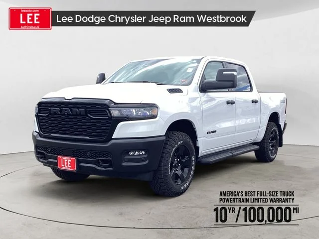 New 2026 Bright White Clearcoat Ram WARLOCK CREW CAB 4X4 5