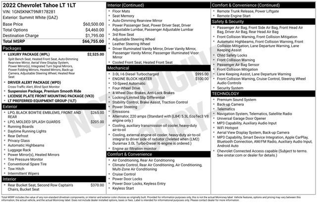 Used 2022 SUMMIT WHITE Chevrolet LT image 2