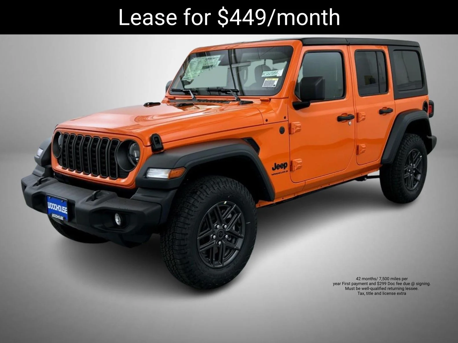 New 2026 Orange Jeep Sport S image 1