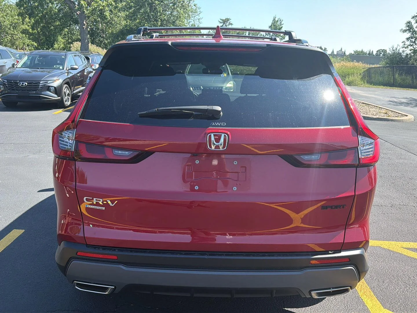 Used 2024 Radiant Red Metallic Honda Sport image 6