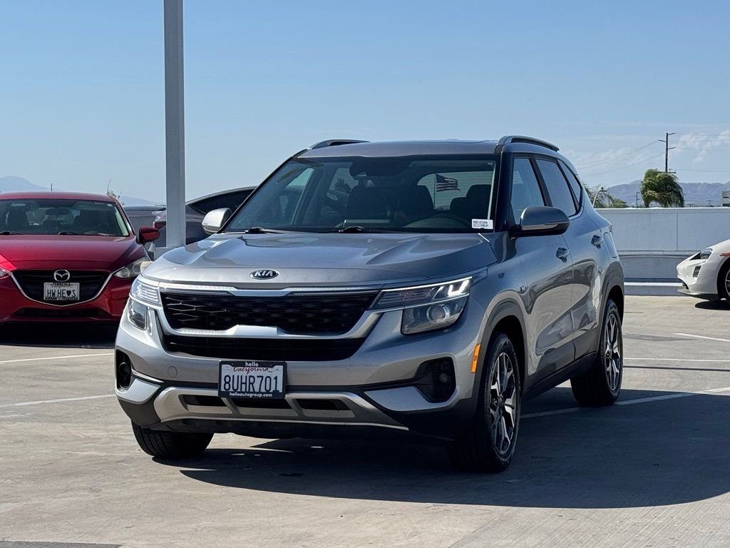 Used 2021 Steel Gray Kia EX image 4