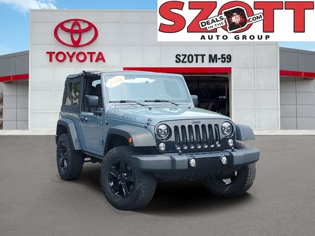 Used 2015 Gray Jeep Sport image 1