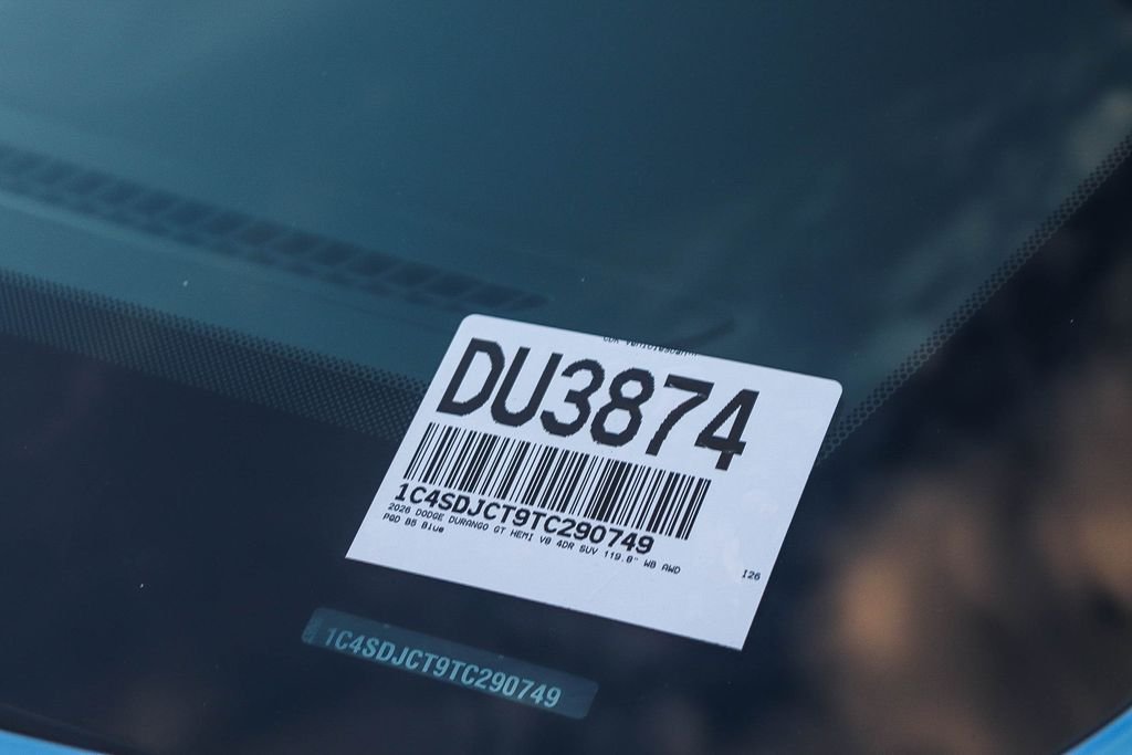 New 2026 B5 Blue Dodge GT Premium HEMI V8 image 32