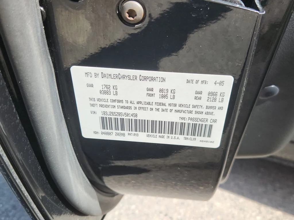 Used 2005 Black Dodge SRT10 image 17
