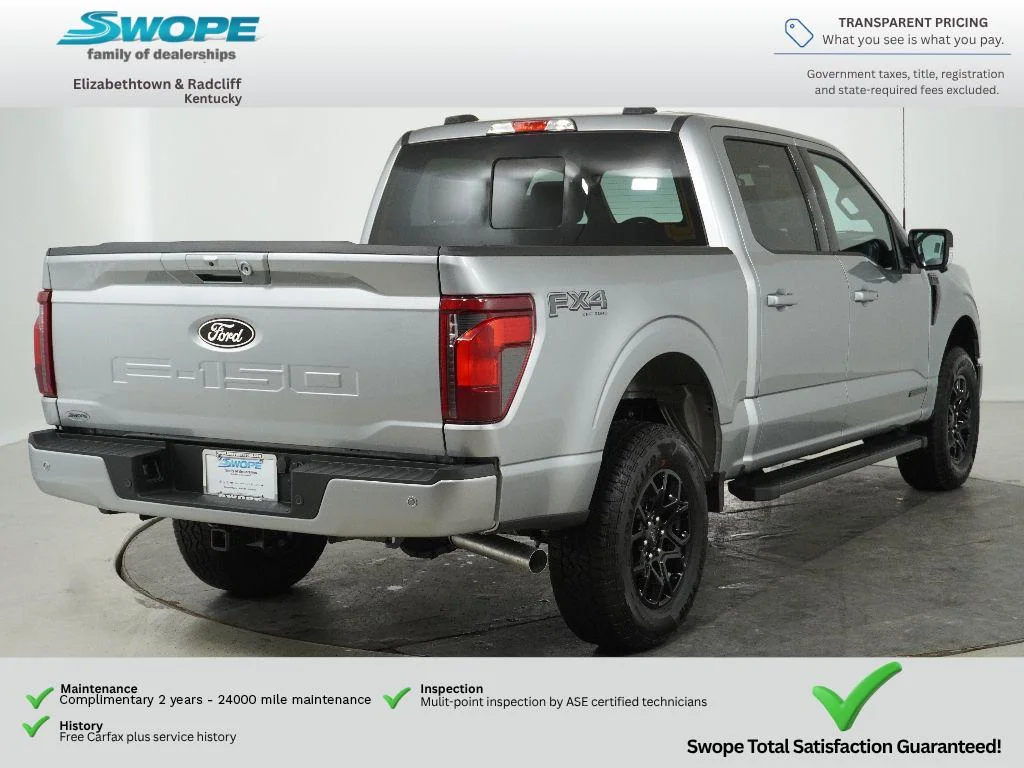 New 2026 Iconic Silver Metallic Ford XLT image 4