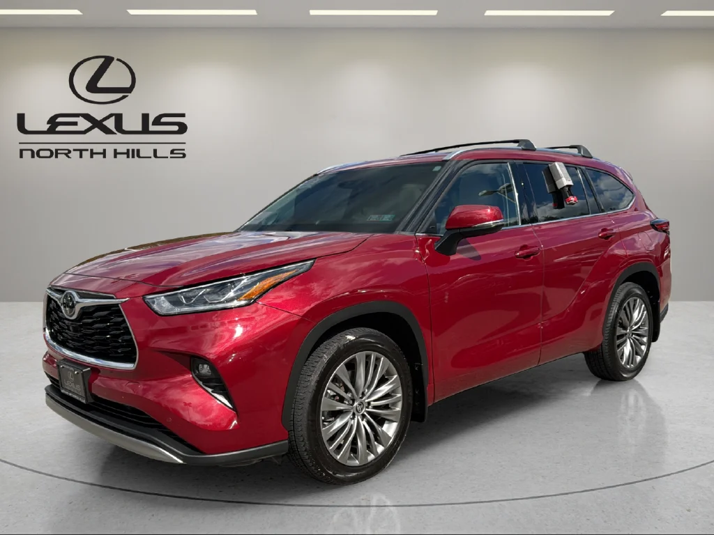 Used 2021 Red Toyota Platinum image 1