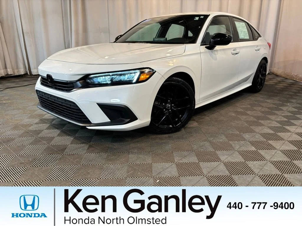 Certified Used 2023 Platinum White Pearl Honda 2.0L 4D SPORT image 28