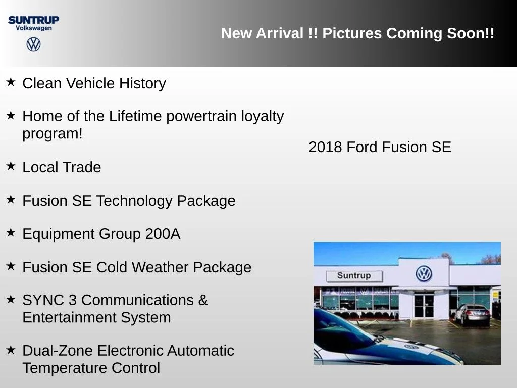Used 2018 Blue Ford SE image 3
