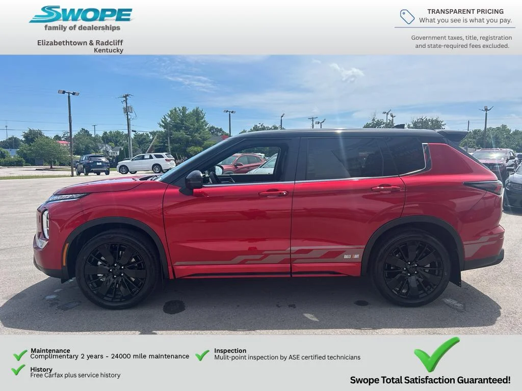 New 2026 Red Diamond/Black Roof Mitsubishi Ralliart image 4