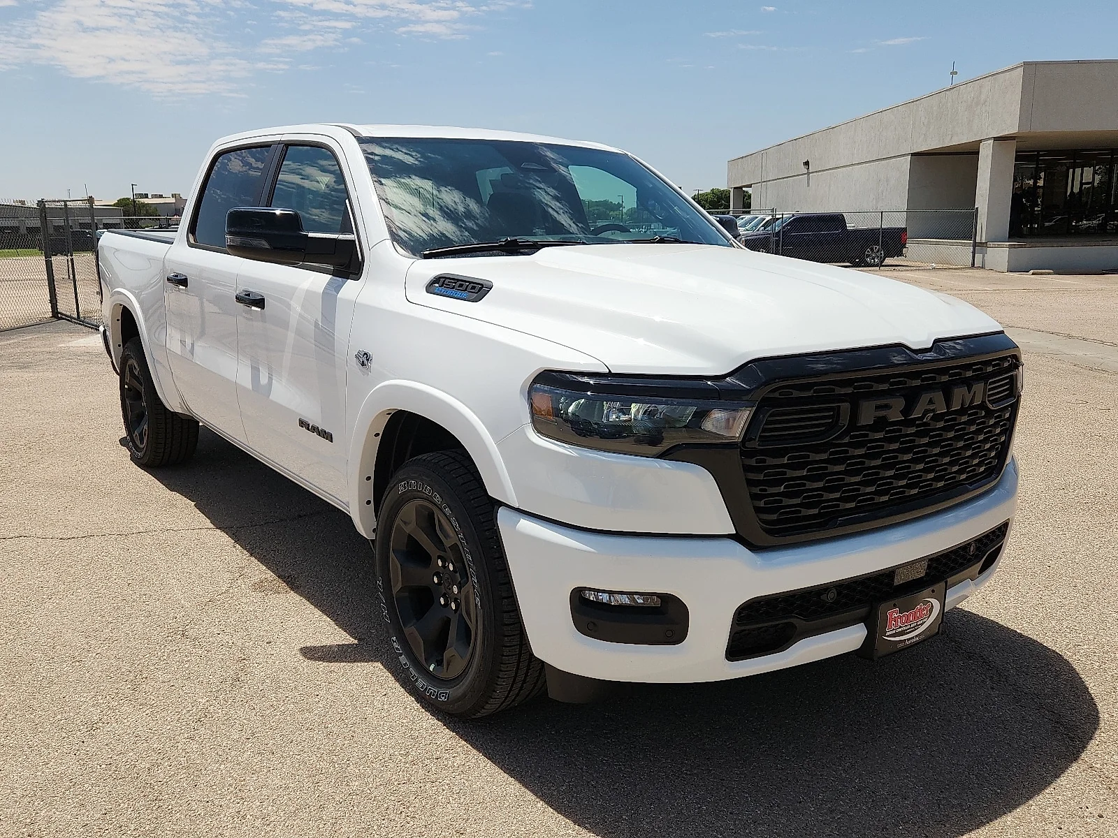 New 2026 Bright White Clear-Coat  Paint Ram LONE STAR CREW CAB 4X2 5